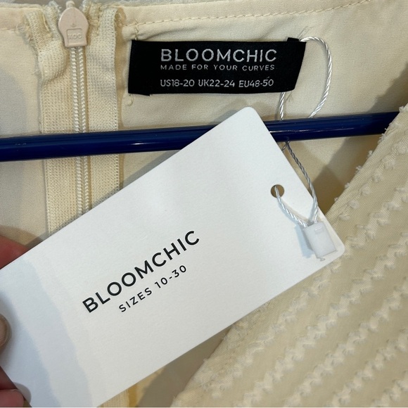 Cream colored Romper NWT Size 2X - Picture 6 of 6